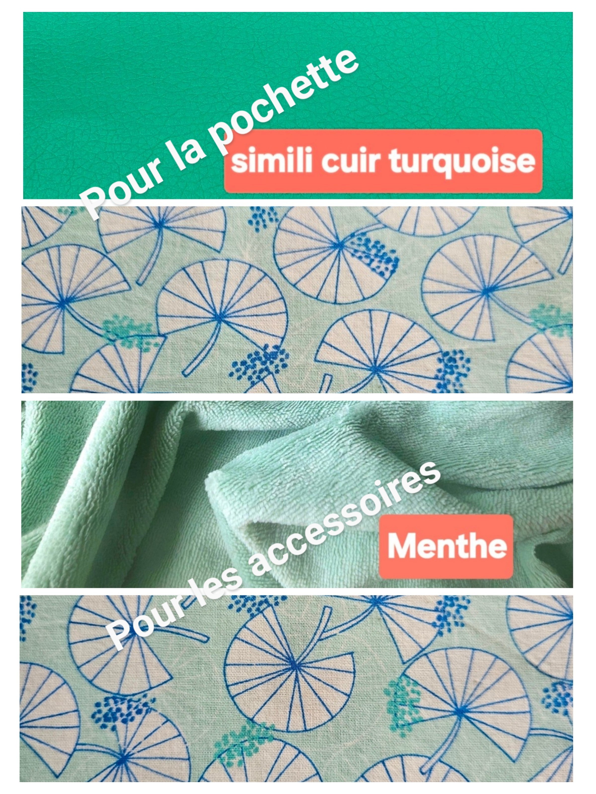 Coffret Évasion, pochette et accessoires assorties.