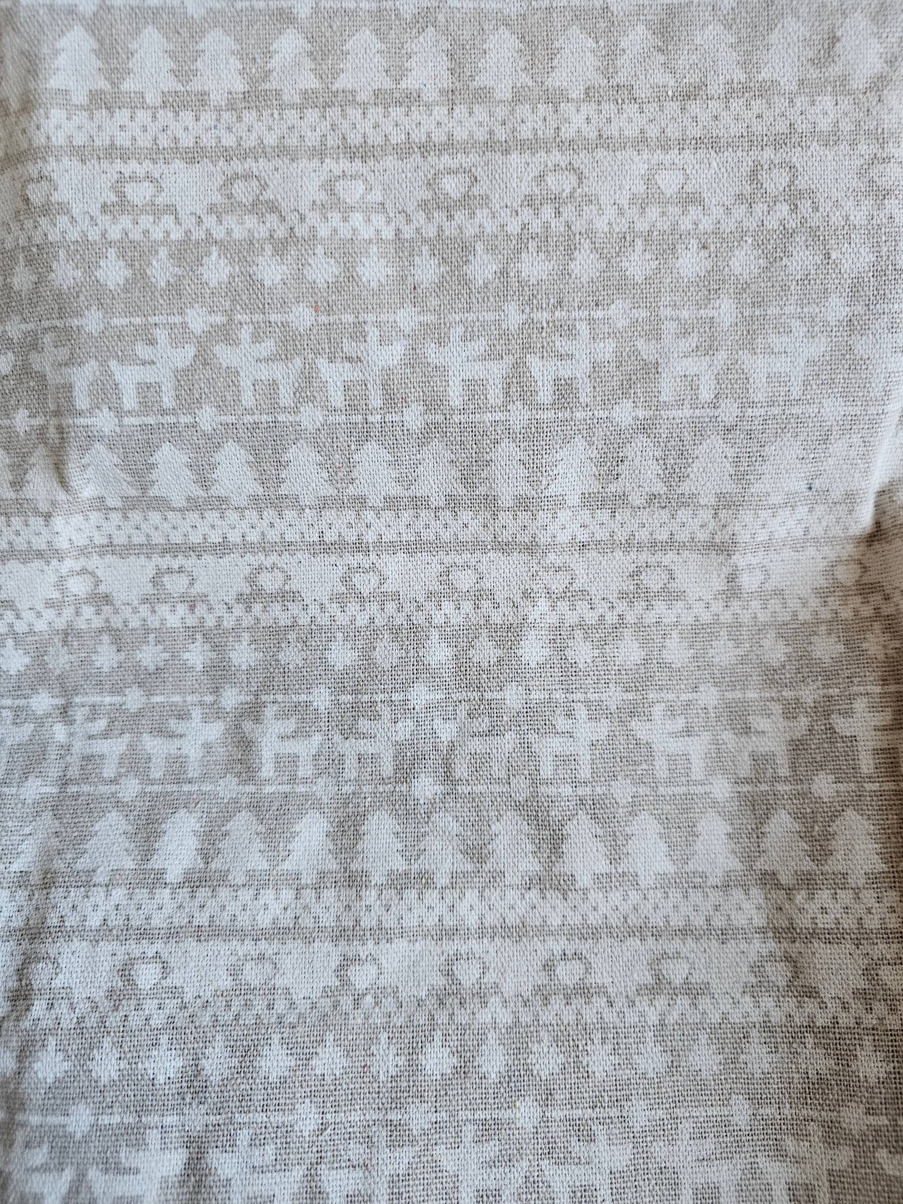 Décoration de Noël en tissus étoile et coeur