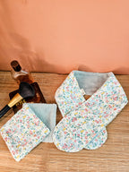 Bandeau de soin visage en éponge de bambou – ajustable & ultra doux – fait main France | Mon Fil à Passion