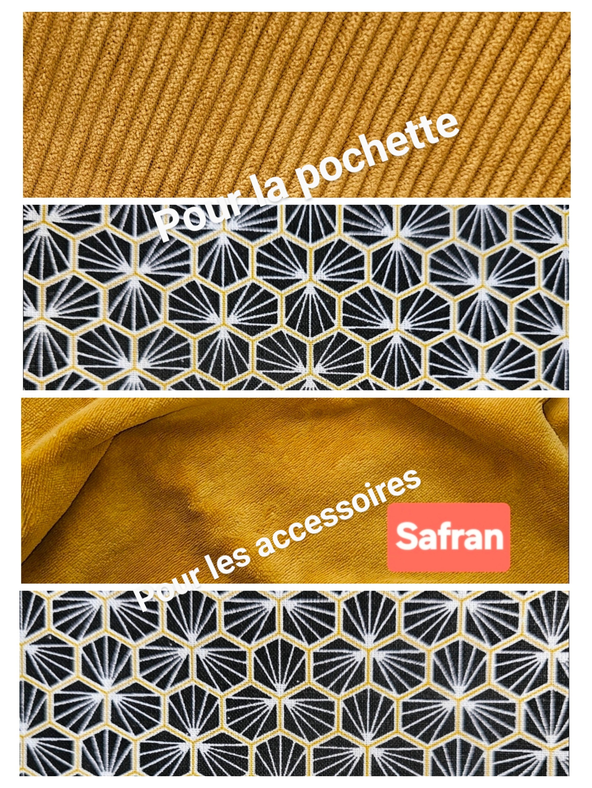 Coffret Évasion, pochette et accessoires assorties.