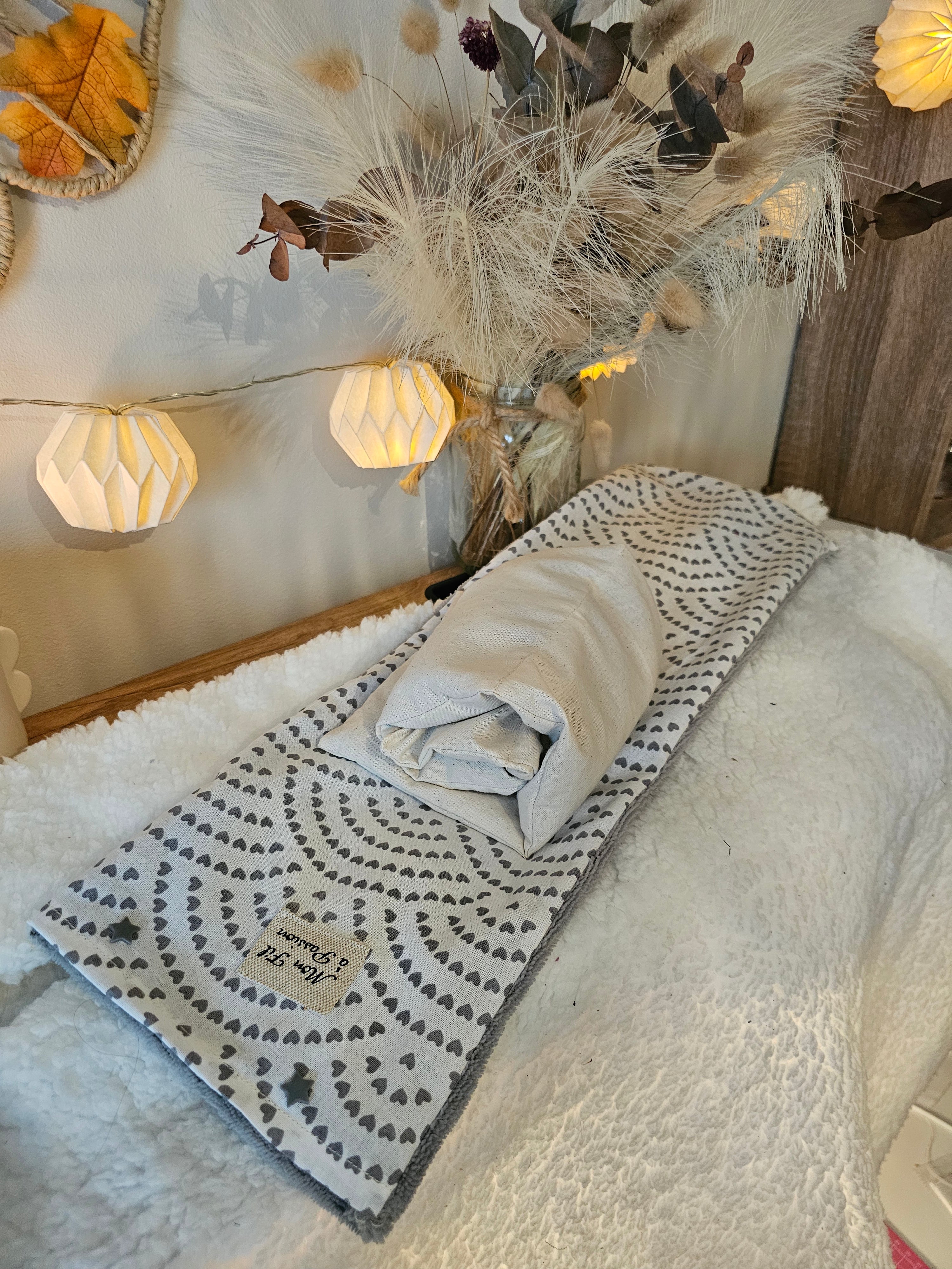 Bouillotte longue graines de lin