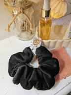 Chouchou Scrunchie fait main - Accessoire cheveux en tissu doux & anti-casse