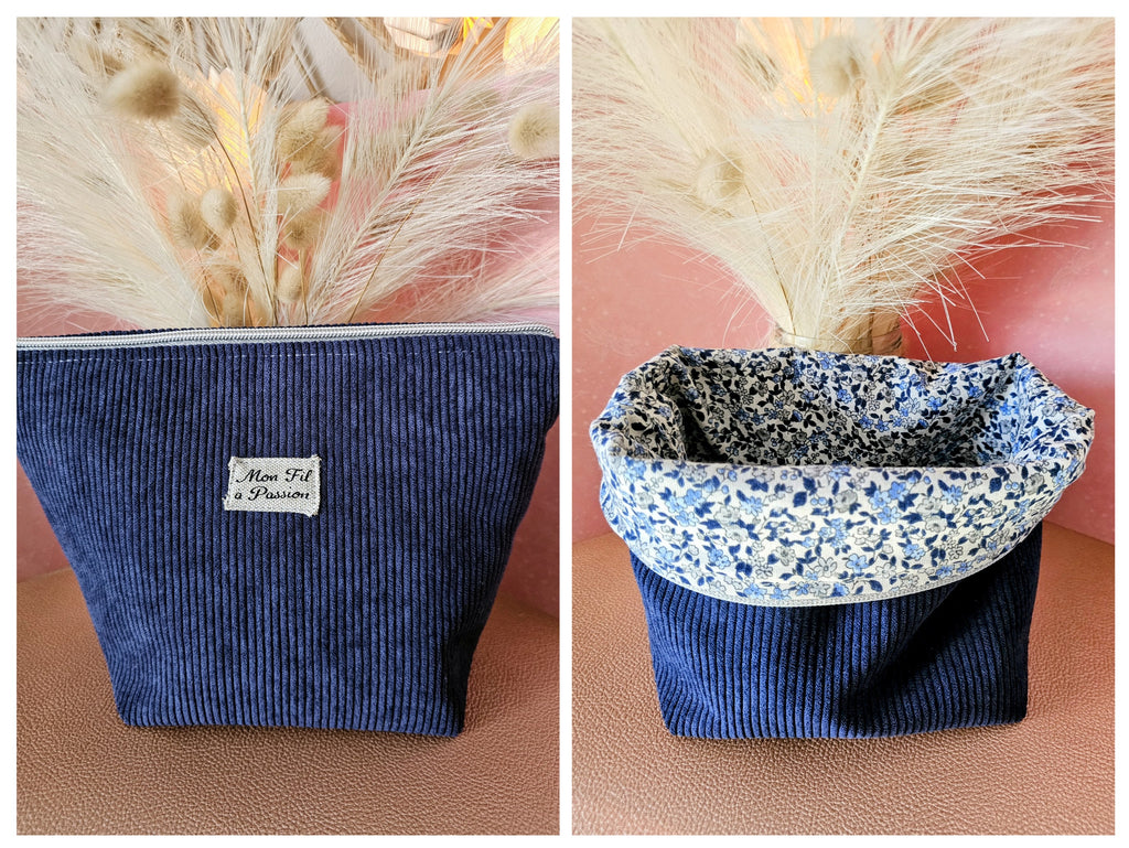 Coffret Douceur – Pochette astucieuse & chouchou assorti (personnalisable)