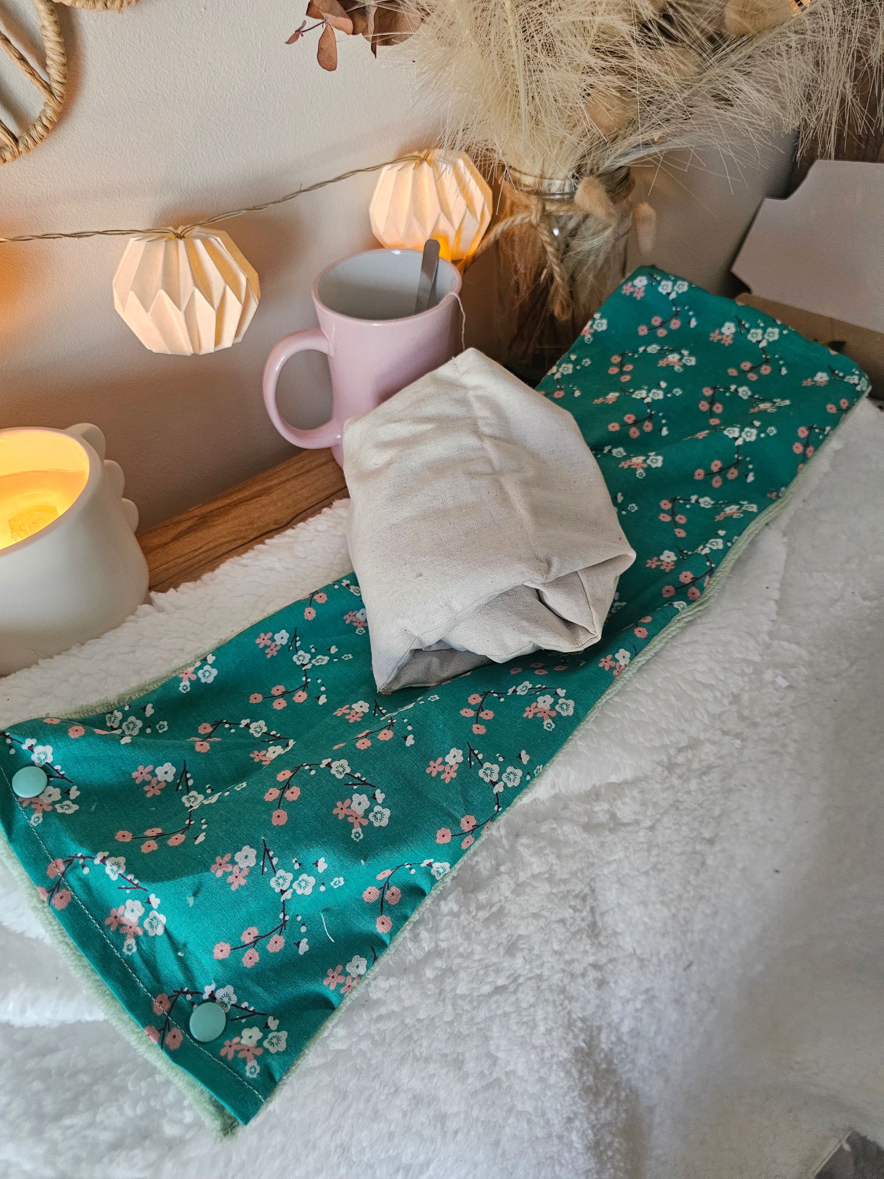 Bouillotte longue graines de lin