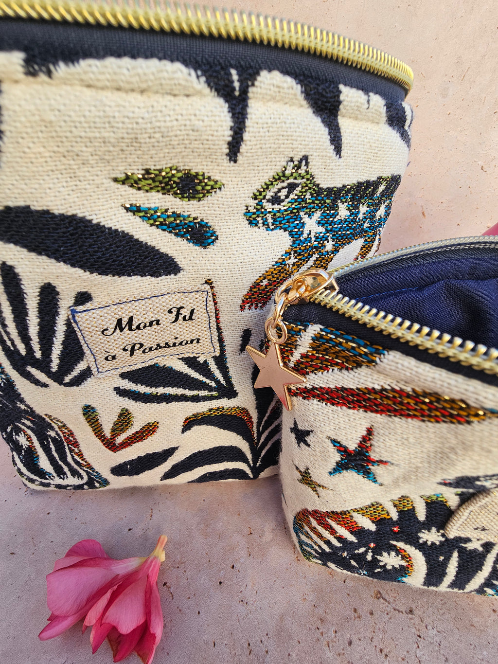Duo Pochette astucieuse & petite pochette Mystic – Pièce unique