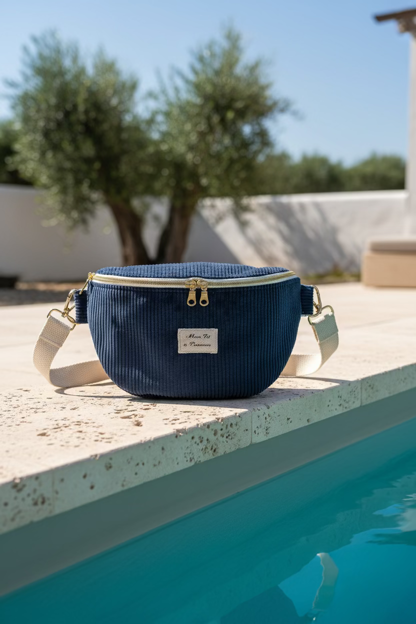 Sac banane femme fait main – pratique, élégant & mains libres – Mon Fil à Passion