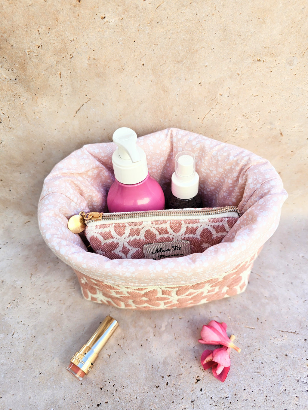 Duo Pochette astucieuse & petite pochette Hippie – Pièce unique