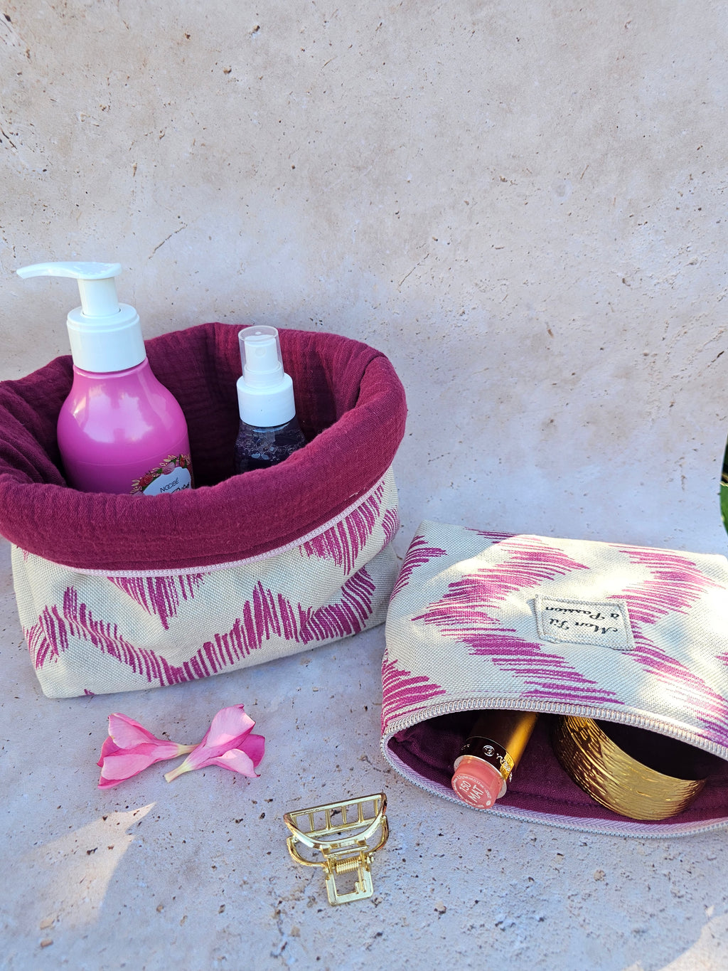Pochette de rangement, trousse beauté, soins & organisation du quotidien