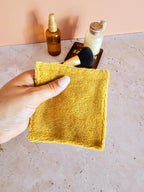 Lingette démaquillante lavable en éponge de bambou - routine beauté zéro déchet