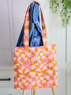 Tote bag femme pratique – sac fourre-tout organisé fait main en France – Mon Fil à Passion