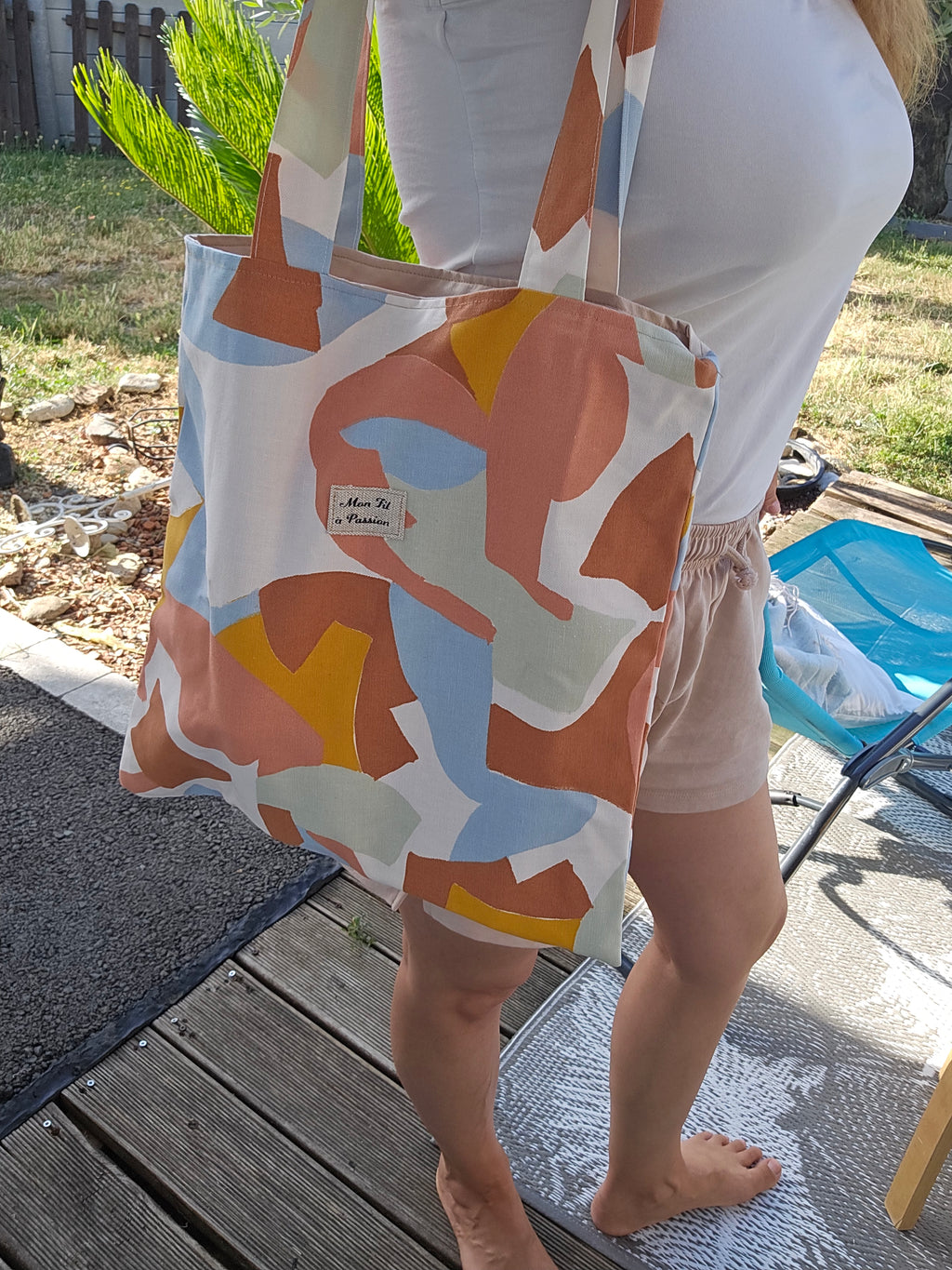Tote bag douceur abstraite– Léger, pratique et pensé pour t'accompagner au quotidien