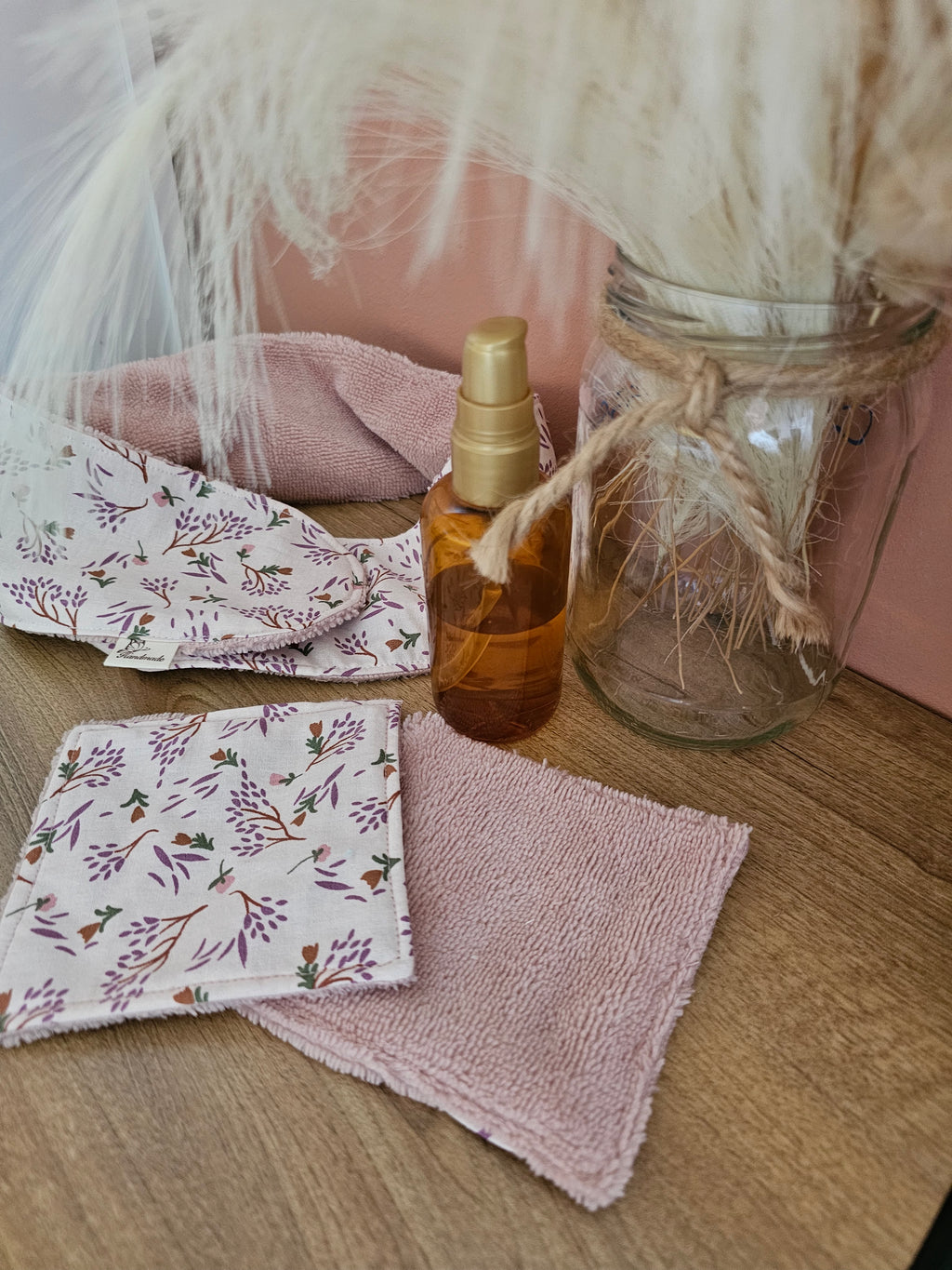 Lingette lavable en éponge de bambou