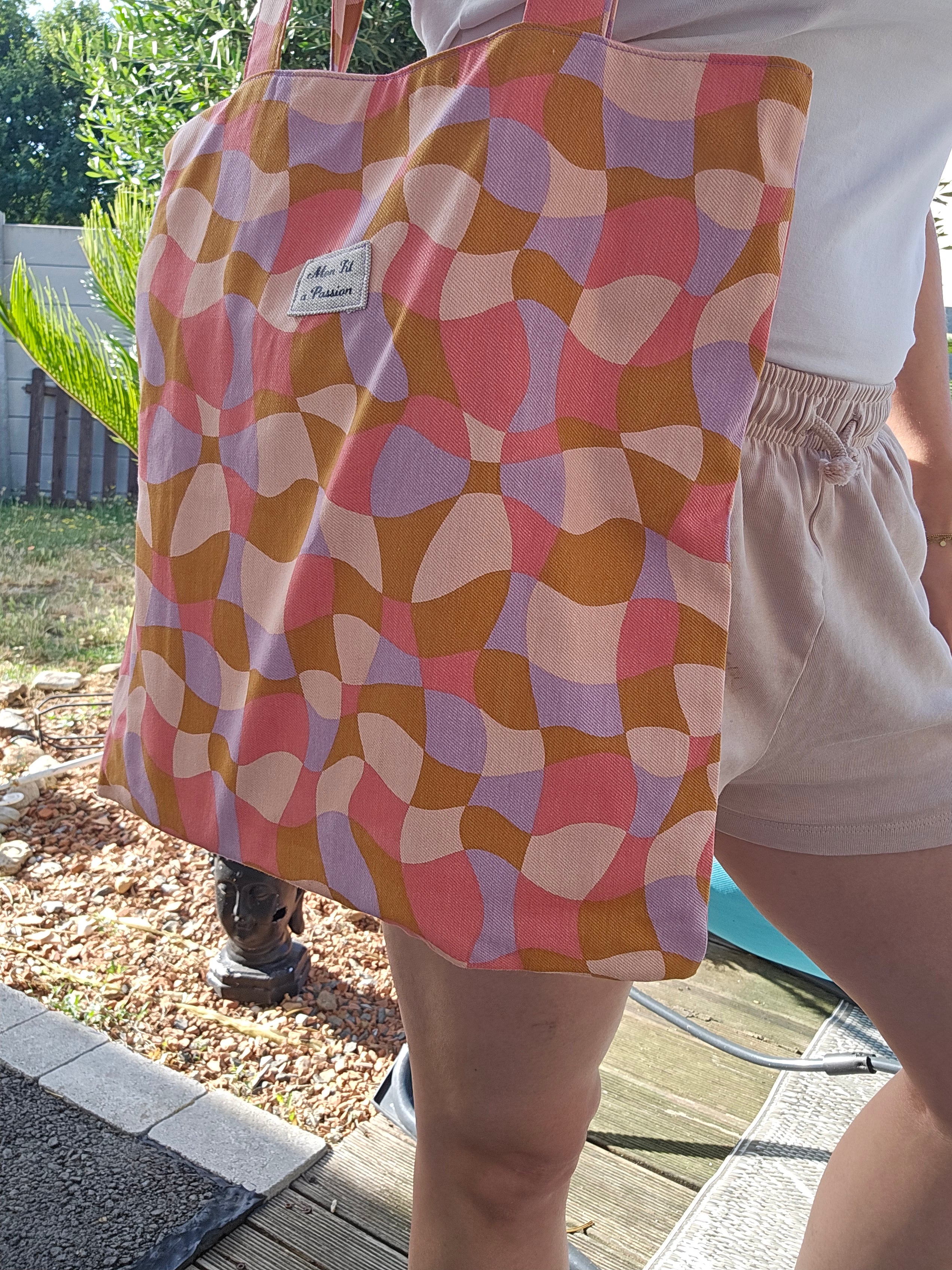 Tote bag Alexandrina cousu main