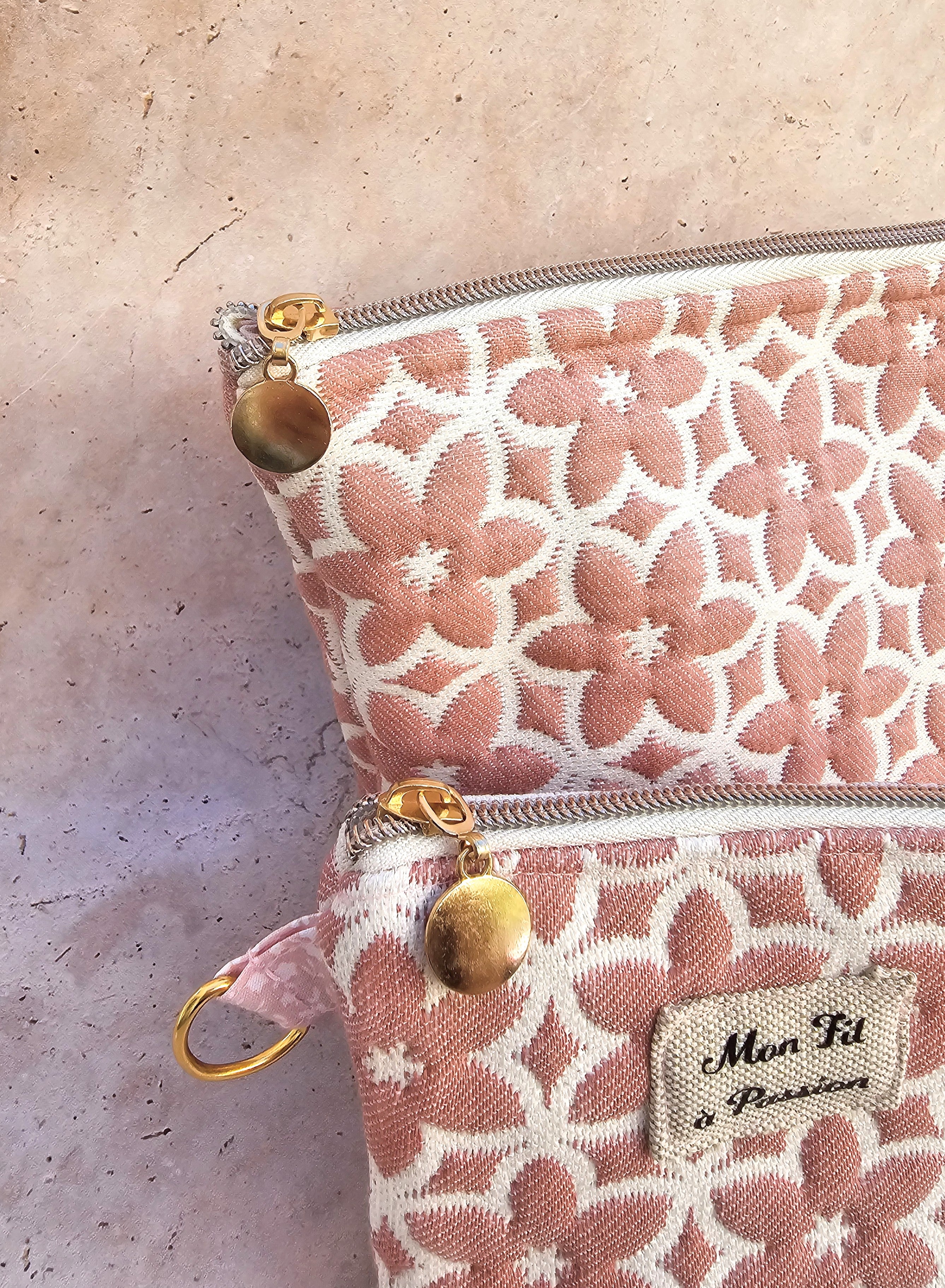Duo Pochette astucieuse & petite pochette Hippie – Pièce unique