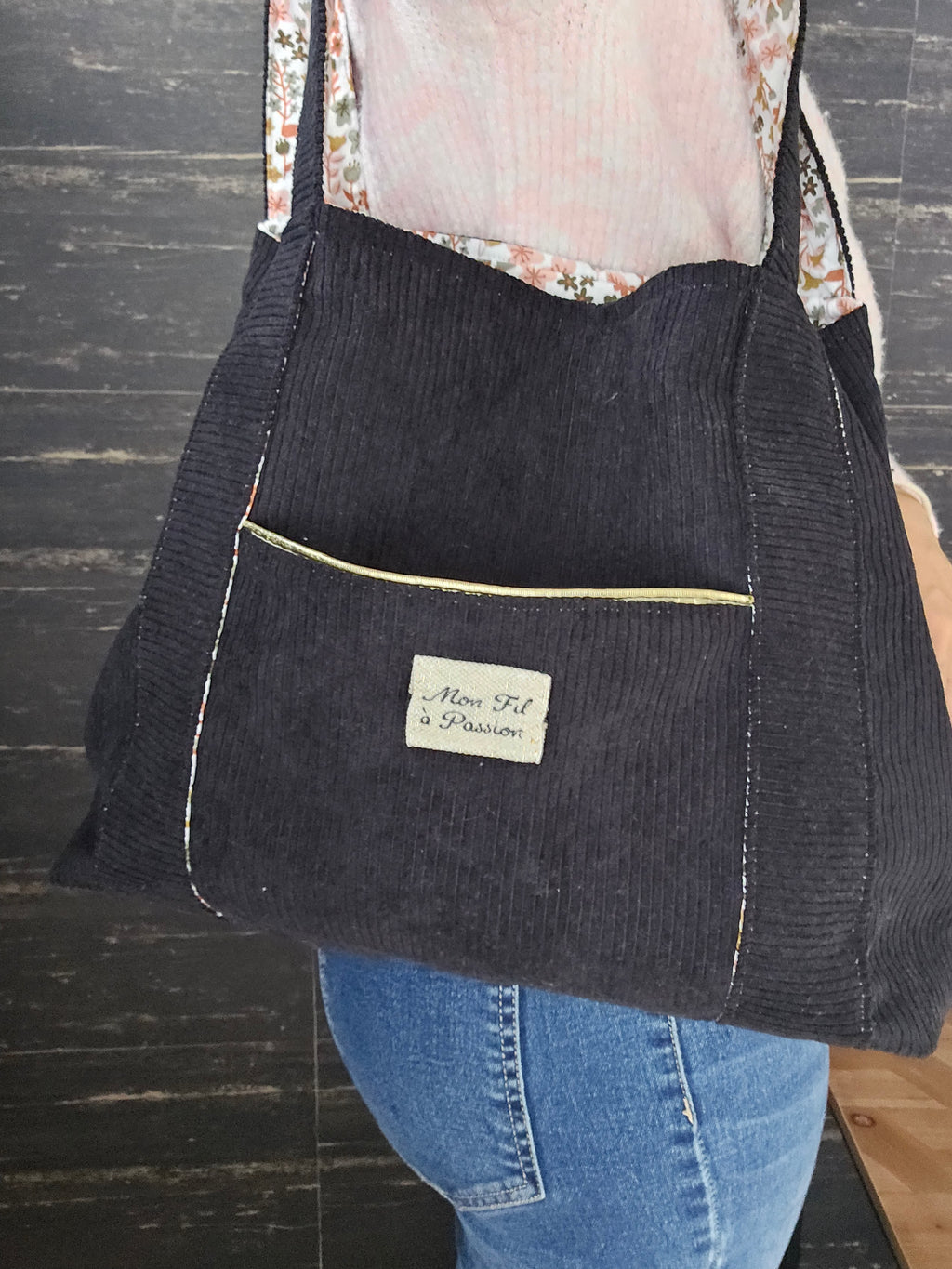 Cabas / tote bag / sac fourre tout / duo cabas porte monnaie petite pochette