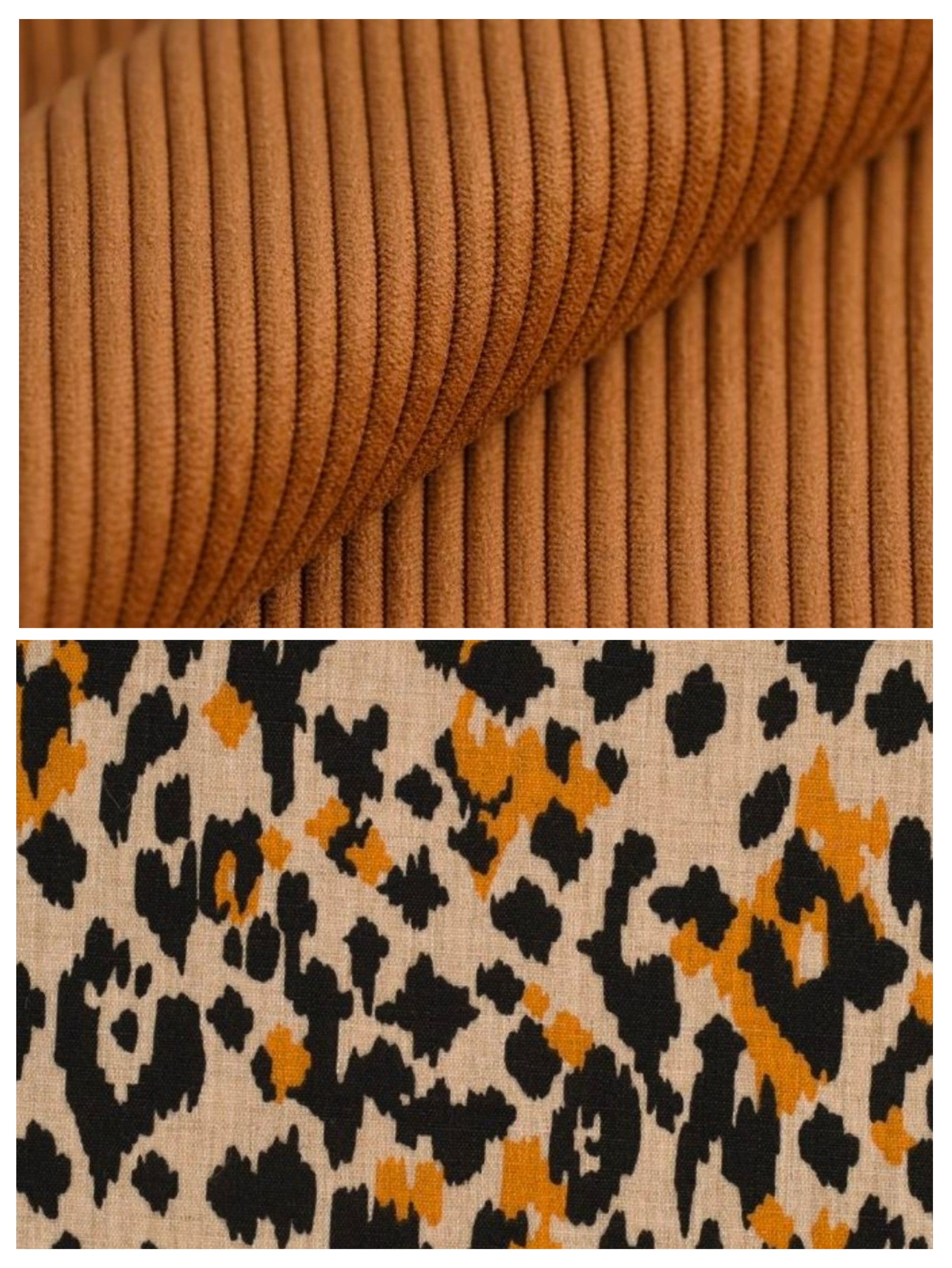 Pochette astucieuse 2-en-1 en velours côtelé - Trousse de toilette transformable en panière