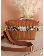 Mini sac bandoulière femme – léger, pratique & mains libres – fait main France | Mon Fil à Passion
