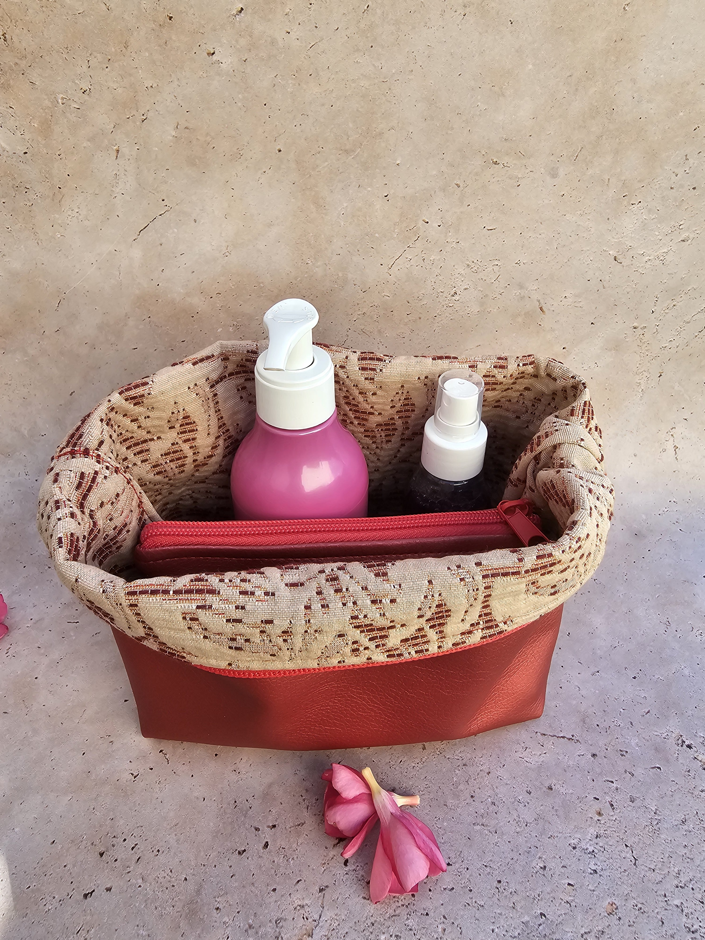 Duo Pochette astucieuse & petite pochette Tropic – Pièce unique