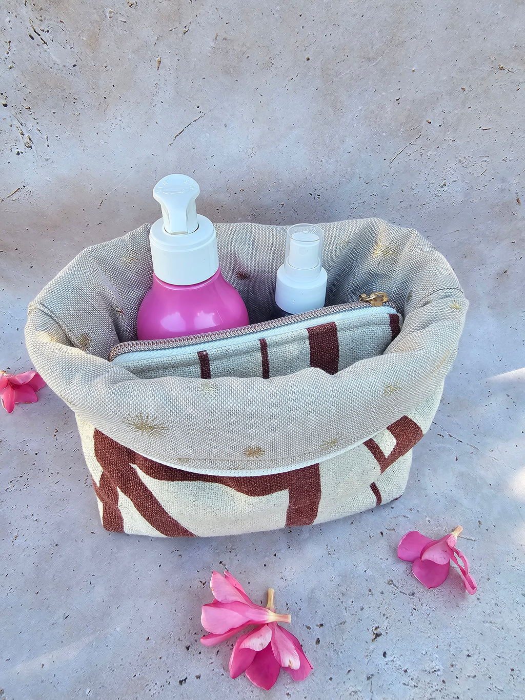 Duo Pochette astucieuse & petite pochette Fidji – Pièce unique