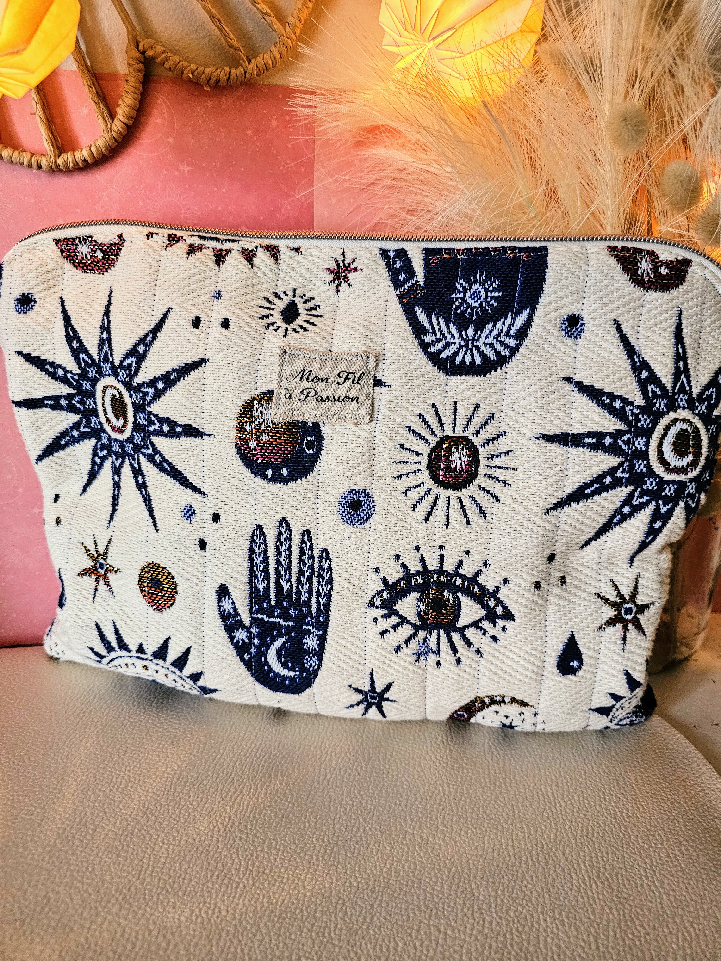 Housse de tablette molletonnée – Protection élégante en velours – Compatible iPad & tablettes Android 10 à 12 pouces