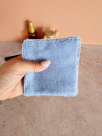 Lingette démaquillante lavable en éponge de bambou - routine beauté zéro déchet