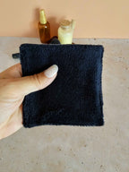 Lingette démaquillante lavable en éponge de bambou - routine beauté zéro déchet