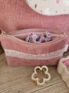 Mini pochette du quotidien - porte monnaie & essentiels à portée de main - fait main en France