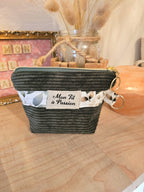 Mini pochette du quotidien - porte monnaie & essentiels à portée de main - fait main en France