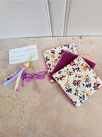 Coffret petites attentions grigri et 3 lingettes démaquillantes – fait main