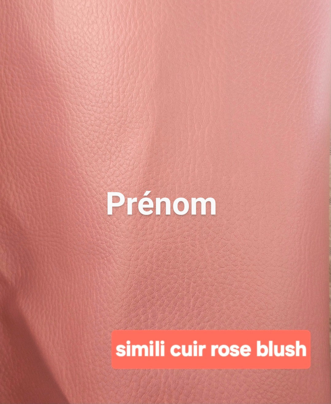 Porte-clé cœur en simili cuir – Fait main & personnalisable (prénom ou mot)