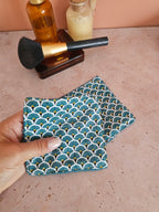 Lingette démaquillante lavable en éponge de bambou - routine beauté zéro déchet