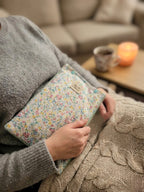 Bouillotte sèche aux graines de lin – chaleur naturelle anti-douleurs – Mon Fil à Passion