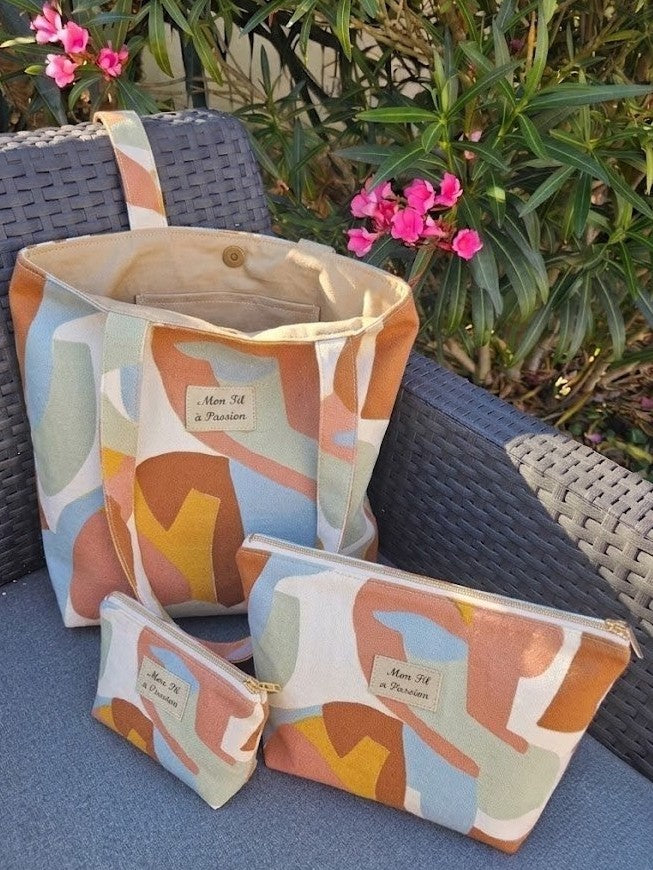 Tote bag douceur abstraite– Léger, pratique et pensé pour t'accompagner au quotidien
