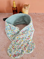 Bandeau de soin visage en éponge de bambou – ajustable & ultra doux – fait main France | Mon Fil à Passion