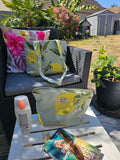 Duo Pochette astucieuse & petite pochette Citronnade – Pièce unique