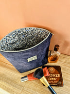 Pochette 2-en-1 transformable en panière – rangement beauté & organisation du quotidien – fait main France