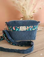 Mini sac bandoulière femme – léger, pratique & mains libres – fait main France | Mon Fil à Passion