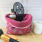 Pochette trousse de toilette 2-en-1 pratique et astucieuse