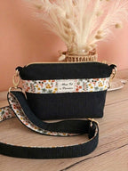 Mini sac bandoulière femme – léger, pratique & mains libres – fait main France | Mon Fil à Passion