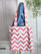 Tote bag femme pratique – sac fourre-tout organisé fait main en France – Mon Fil à Passion