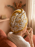 Serviette cheveux en bambou – turban séchage rapide doux & absorbant – fait main France | Mon Fil à Passion