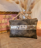 Mini pochette du quotidien - porte monnaie & essentiels à portée de main - fait main en France