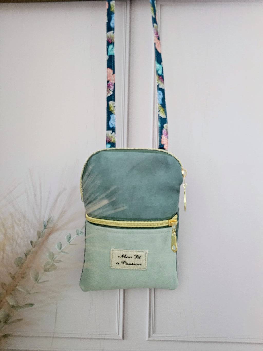 Sac bandoulière femme compact, léger & pratique fait main France | Mon Fil à Passion