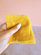 Lingette démaquillante lavable en éponge de bambou - routine beauté zéro déchet